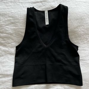 Athleta Aurora Seamless Crop Rib Tank Camisole Size S